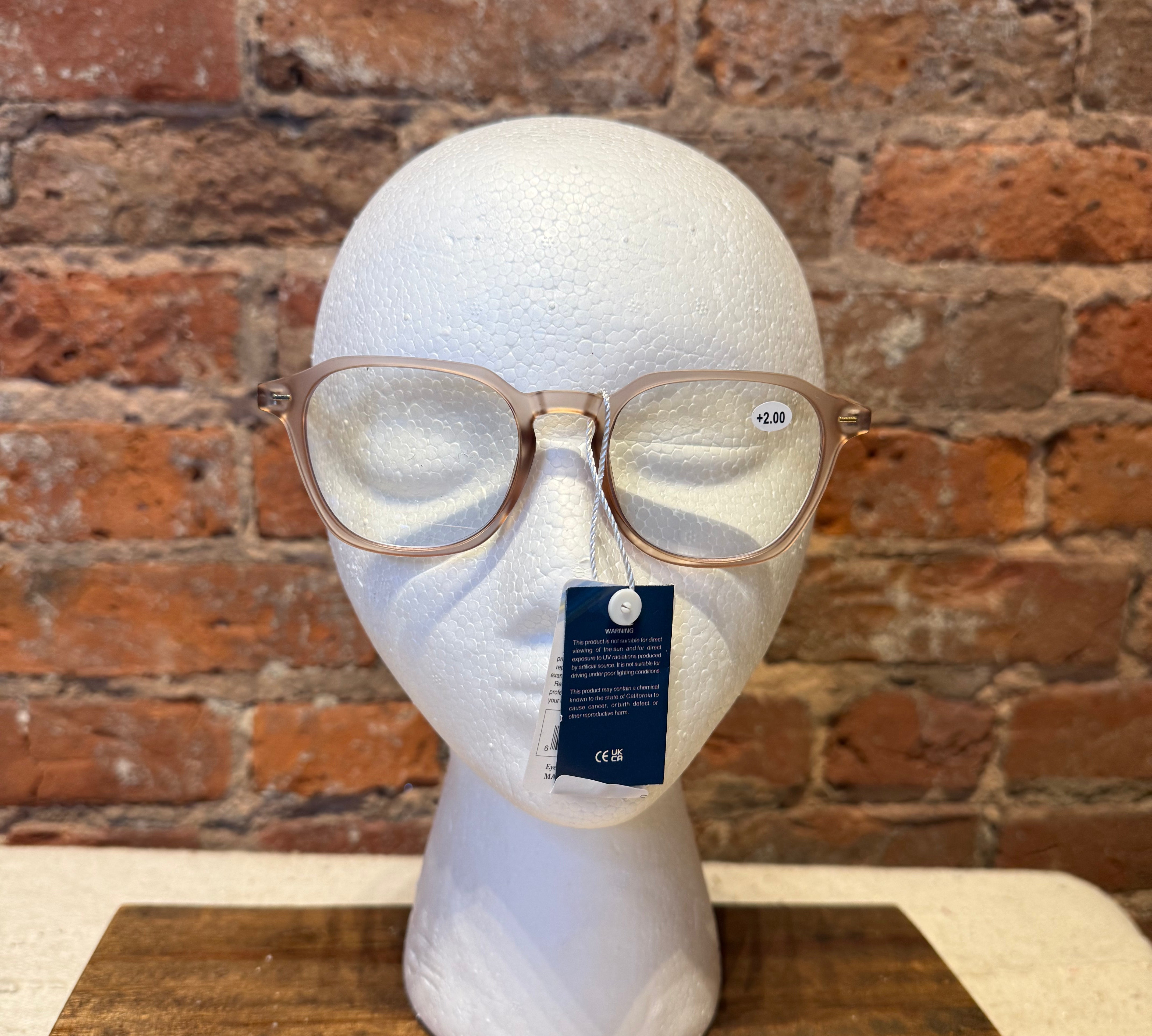 Unisex Classic Rounded Square Reading Glasses