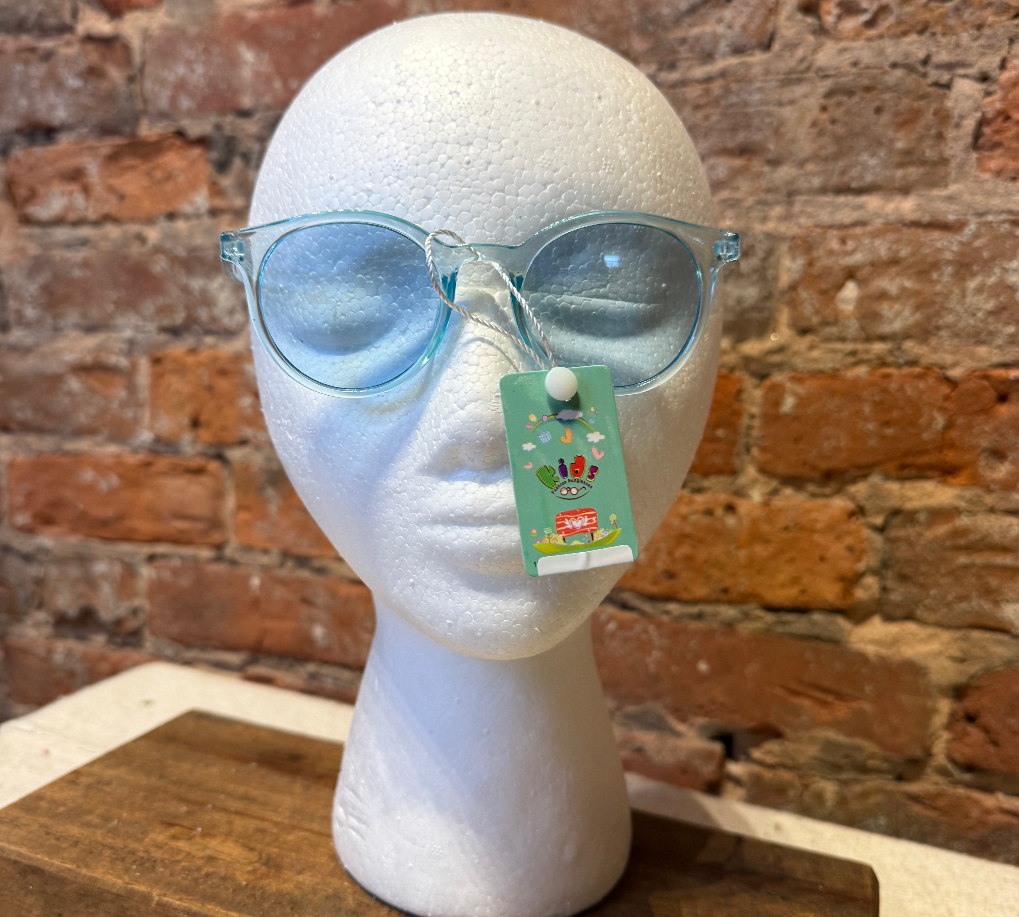 Kids Round Bold Tinted Sunglasses