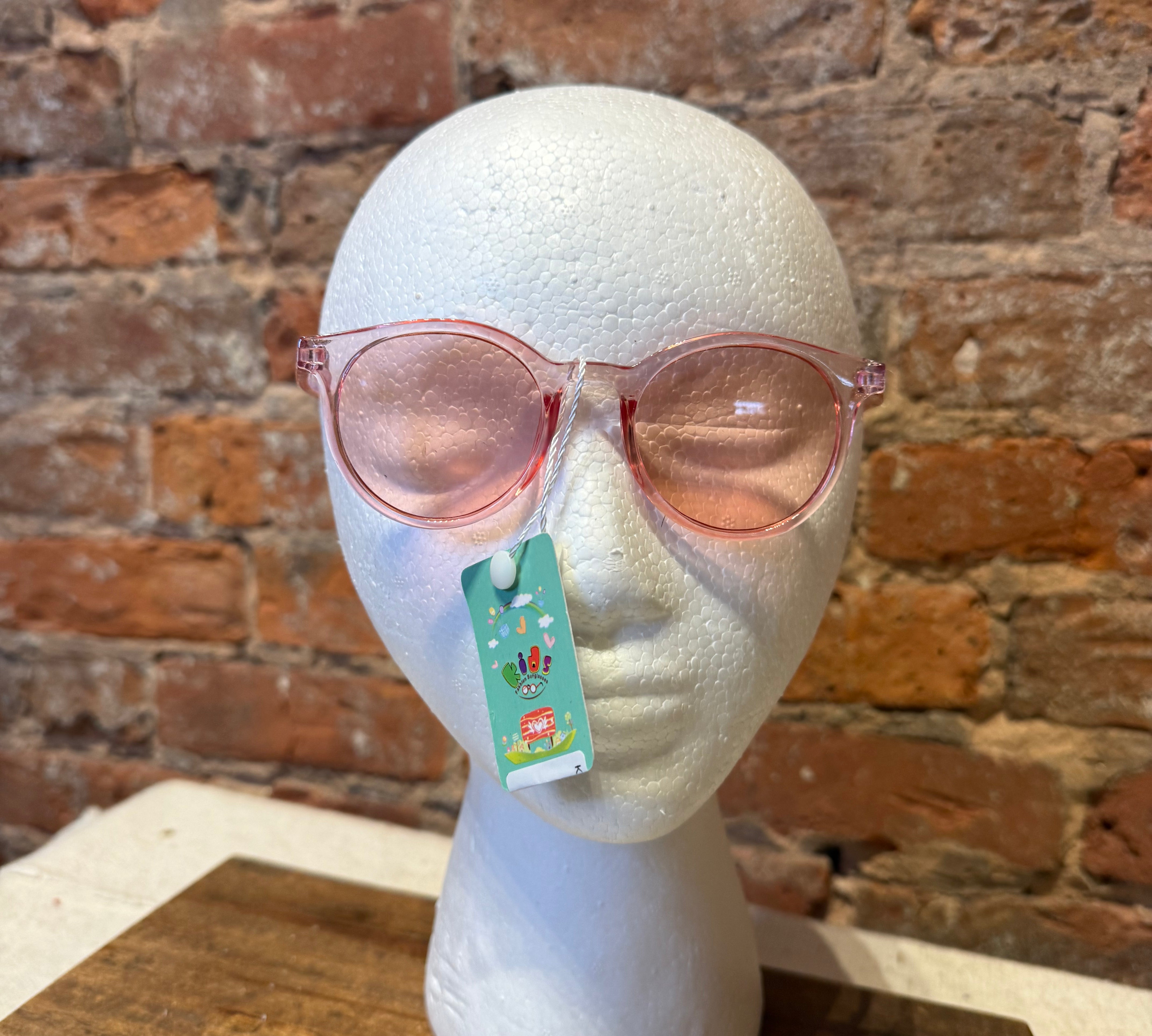 Kids Round Bold Tinted Sunglasses