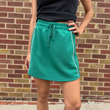 Modal Scuba Flat Piping Skort