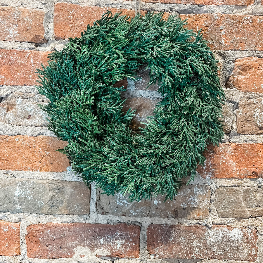 Real Touch Pine Wreath 11.5”