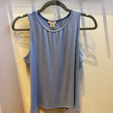 Plus Round Neck Ribbed Tank Top