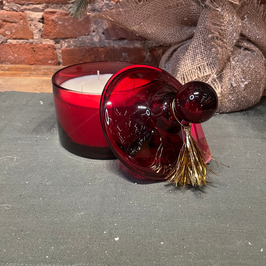 Memory Lane Lidded Glass Candle