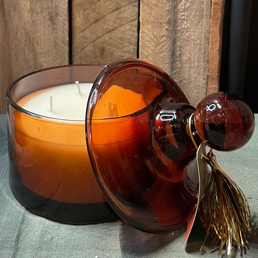 Memory Lane Lidded Glass Candle