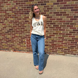 Cream Iowa Hawkeye Tank