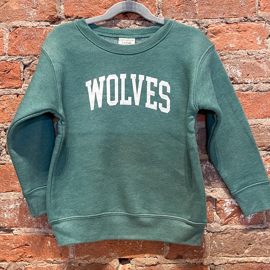 Wolves Toddler Fleece Crewneck