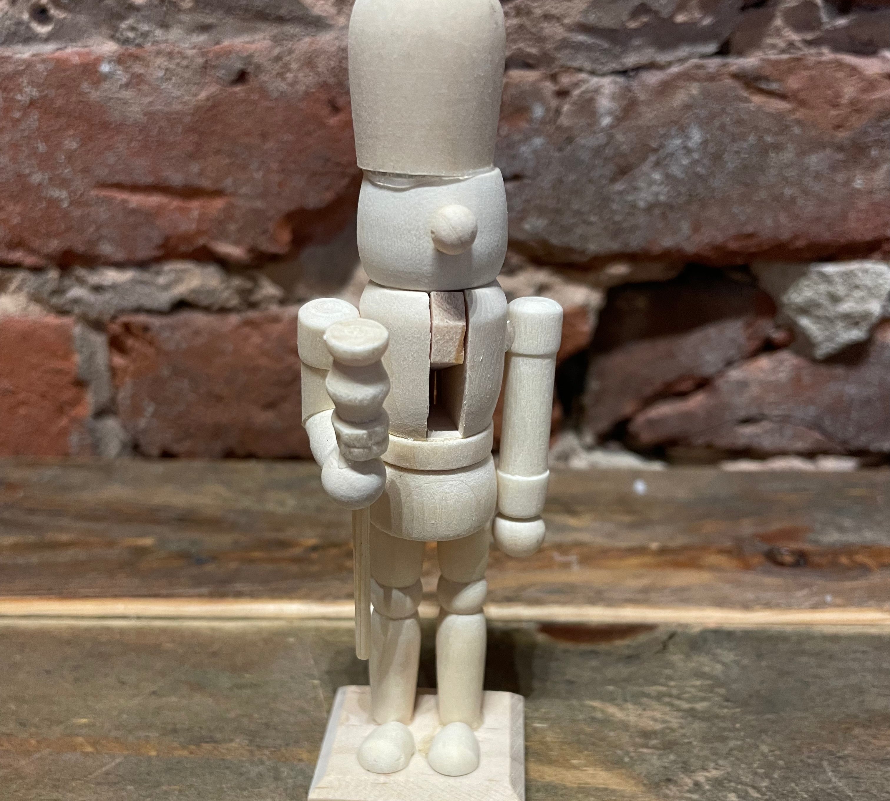 Natural Wood Nutcracker 5”