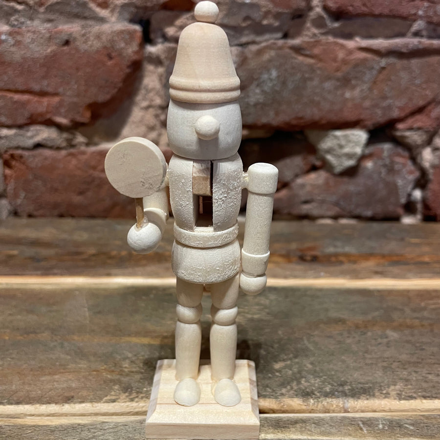 Natural Wood Nutcracker 5”