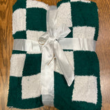 Green Checkered Blanket