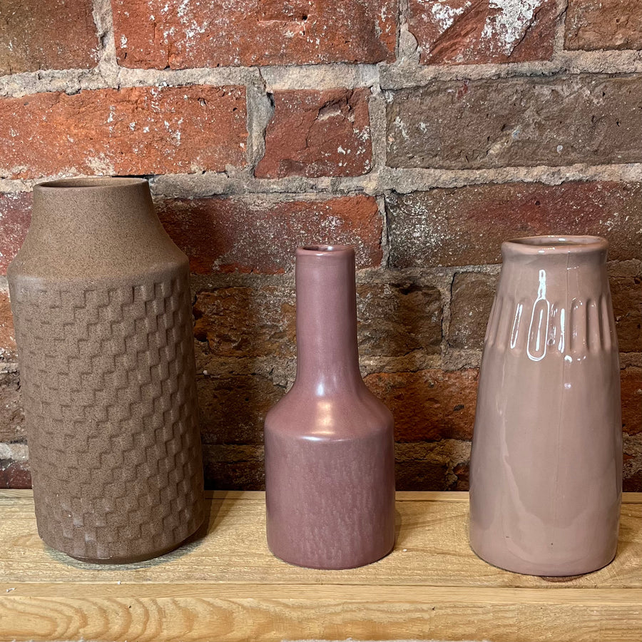 Reactive Glaze Stoneware Vase