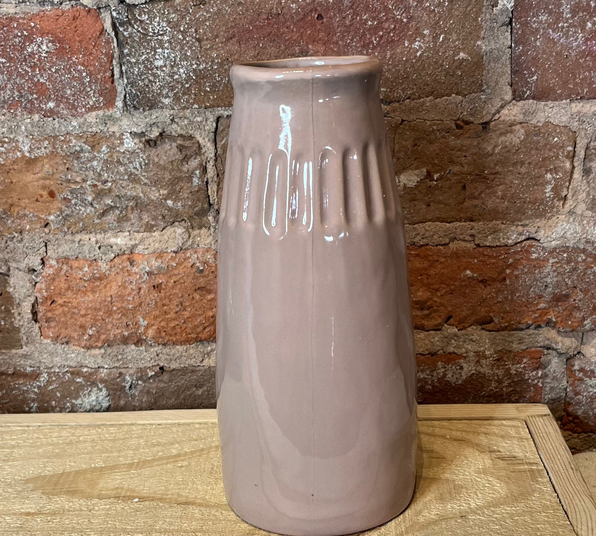 Reactive Glaze Stoneware Vase