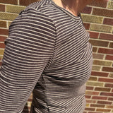 Basic Striped Crewneck