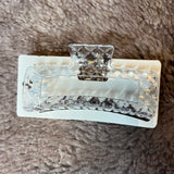 Embossed Jumbo Hair Claw