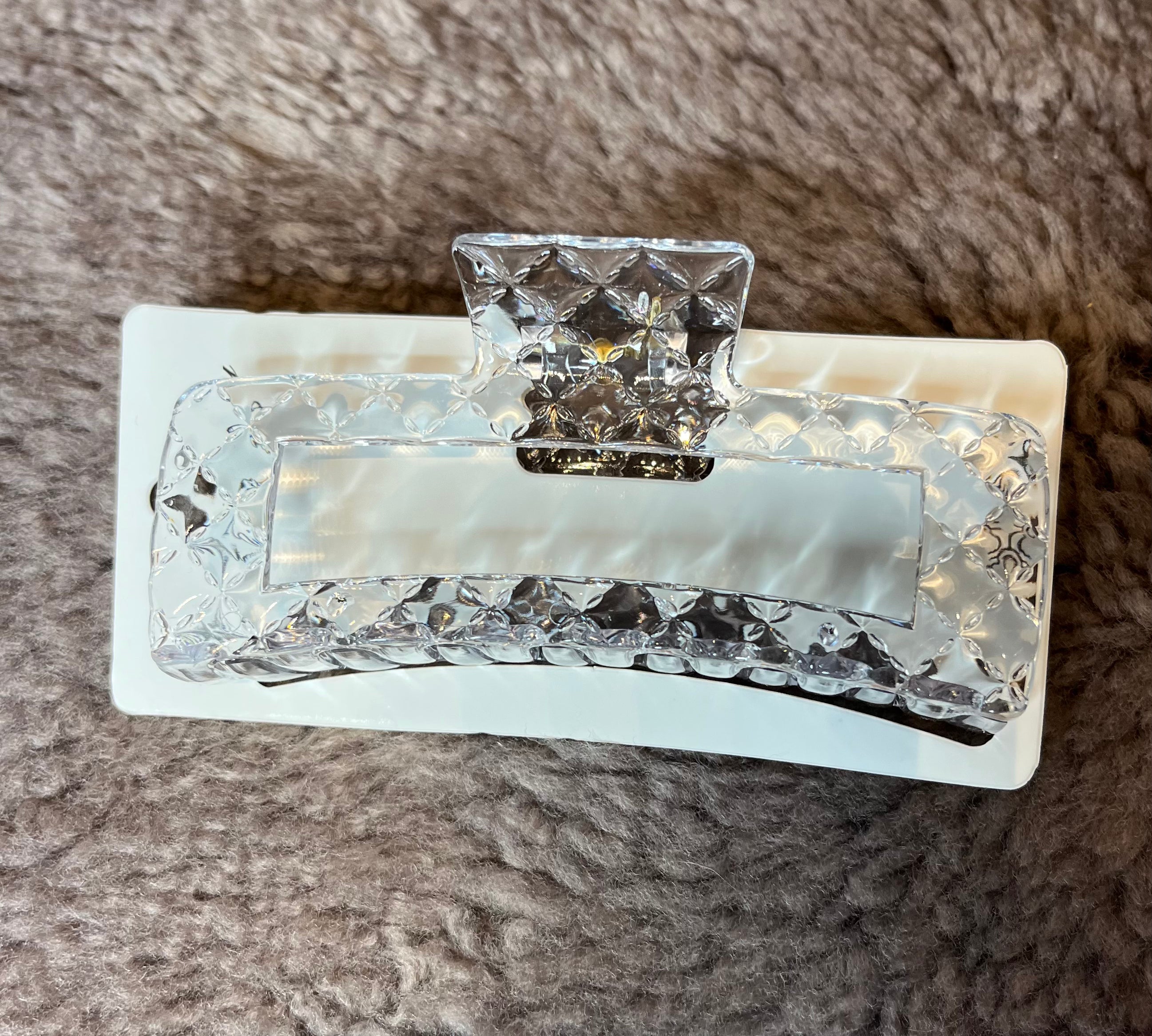 Embossed Jumbo Hair Claw