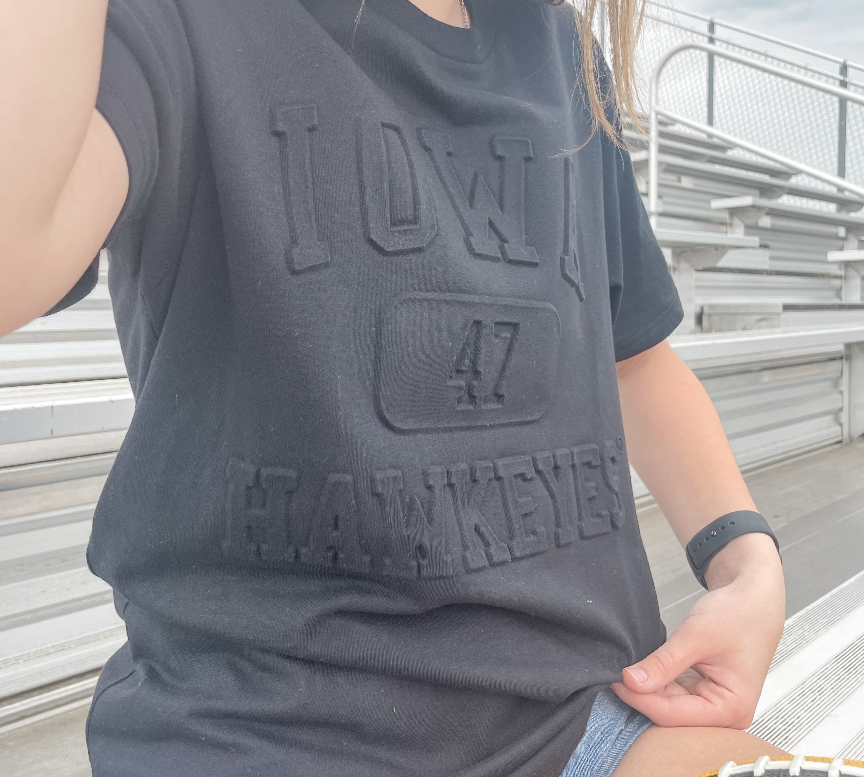 Iowa Vintage Embossed Tee
