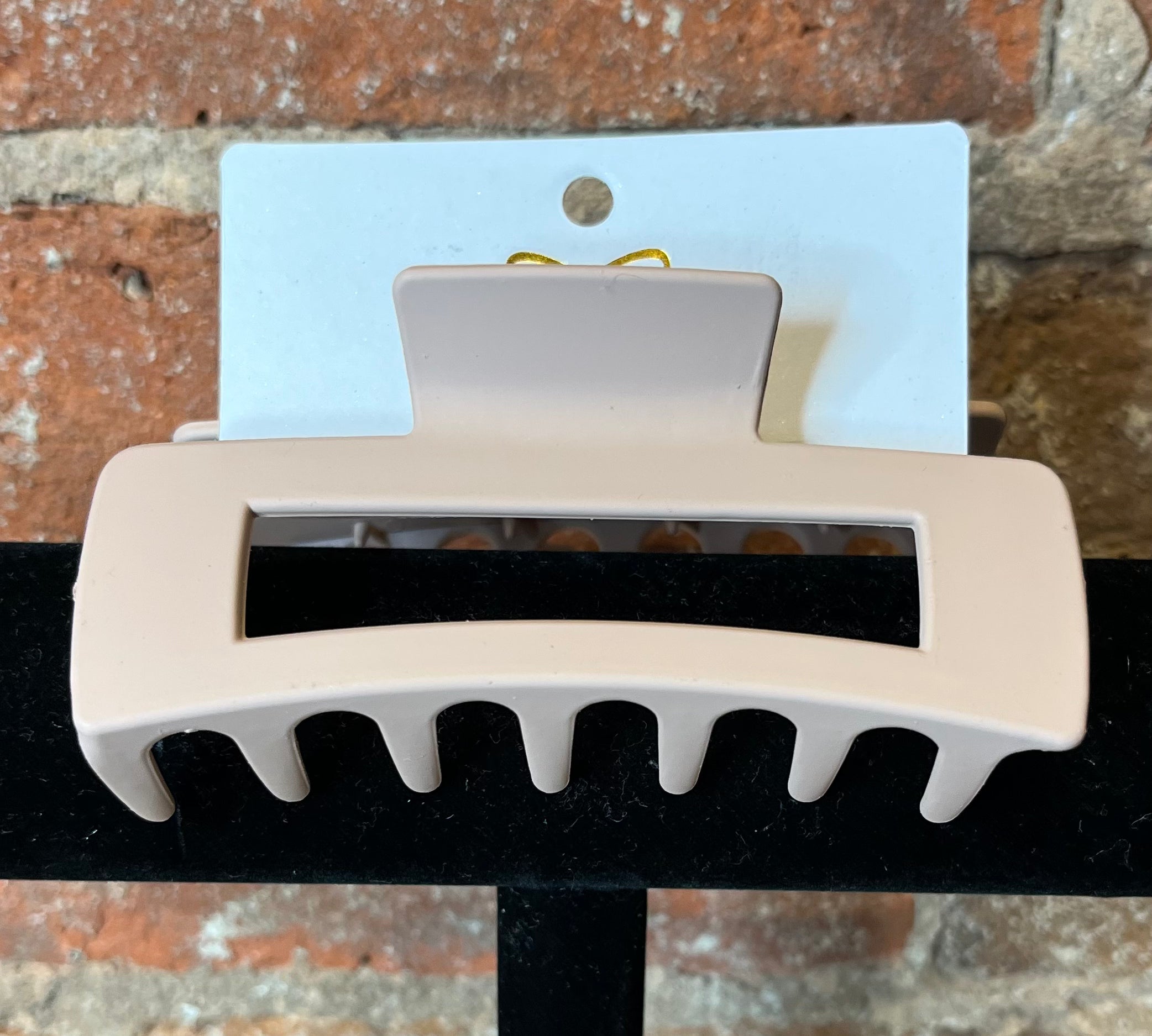 Matte Large Rectangle Hair Claw