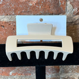 Matte Jumbo Rectangle Hair Claw
