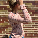 Neutral Floral Crewneck Sweater