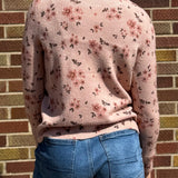 Neutral Floral Crewneck Sweater