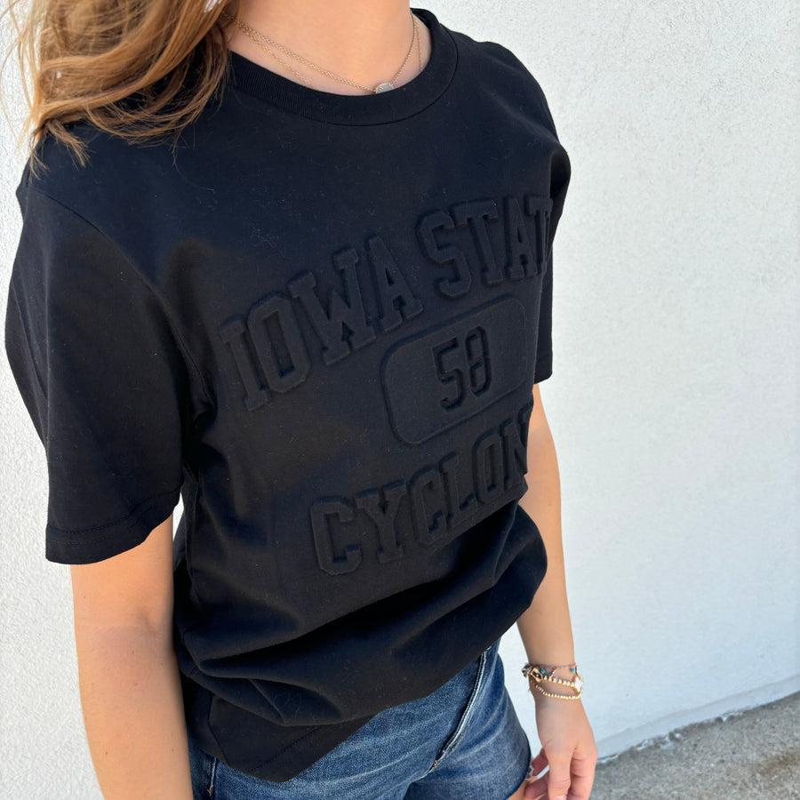 ISU Vintage Embossed Tee