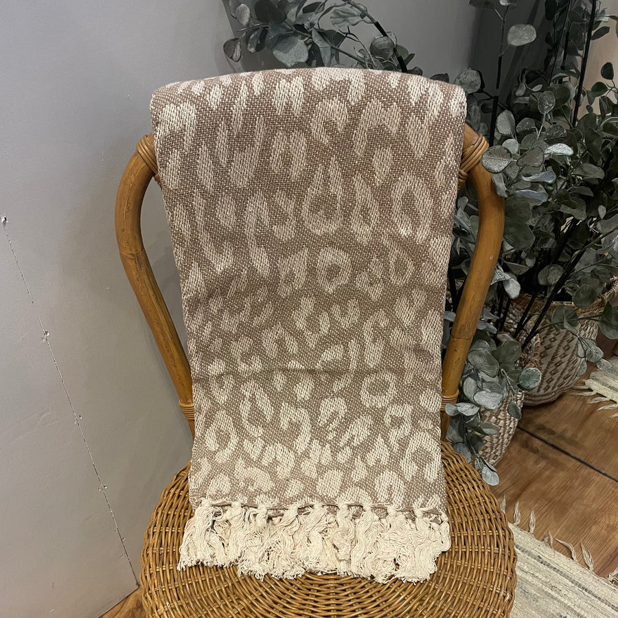 Cheetah Pattern Throw 50x60"