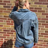 Vintage Wash Pleated Back Jacket