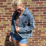 Vintage Wash Pleated Back Jacket