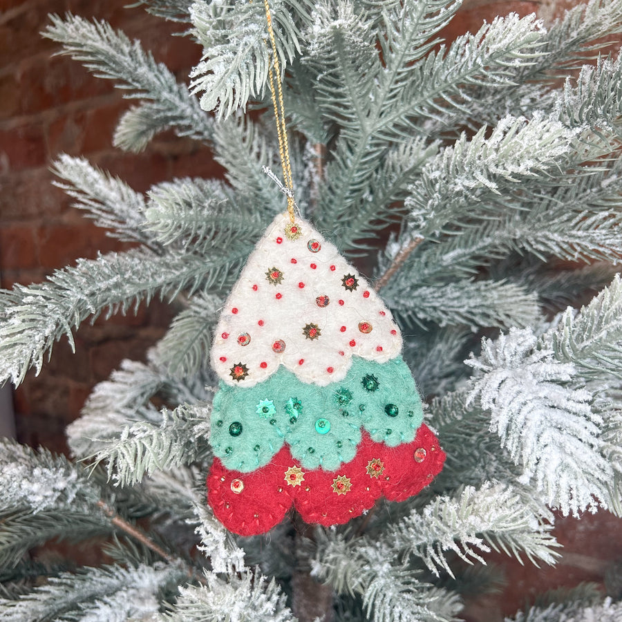 Felt Christmas Icon Orn 3.5”