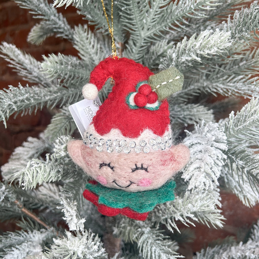 Felt Christmas Icon Orn 3.5”