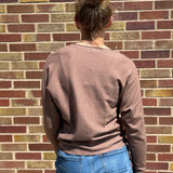 Wide Crew Neck Pullover w/Dolman Sleeve