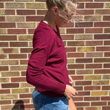 Wide Crew Neck Pullover w/Dolman Sleeve