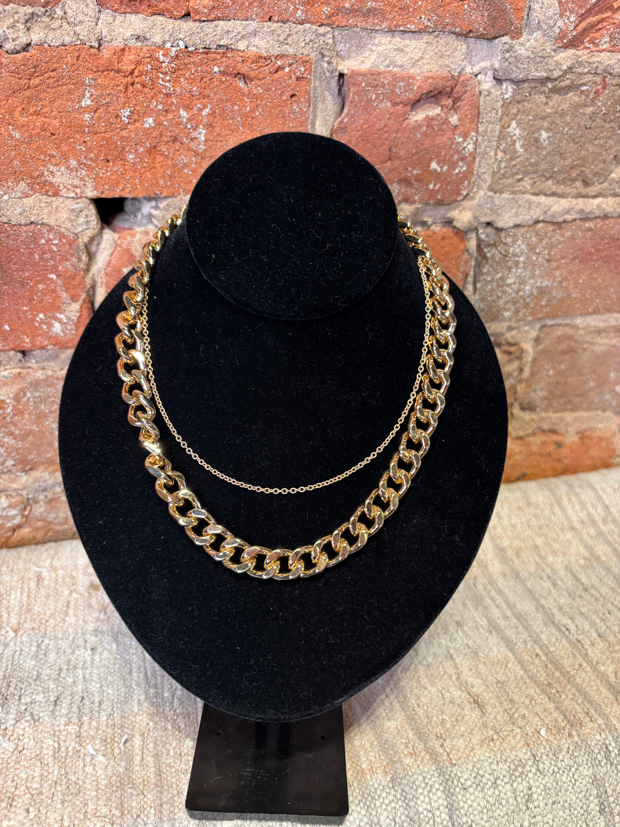Chunky Gold Chain Necklace