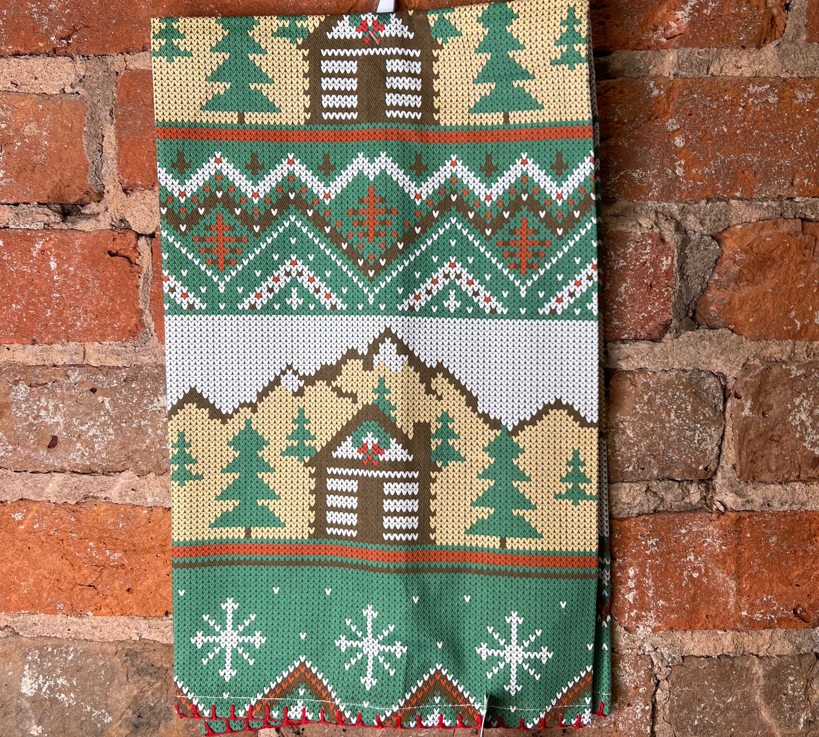 Holiday Icon Tea Towel 18x28”