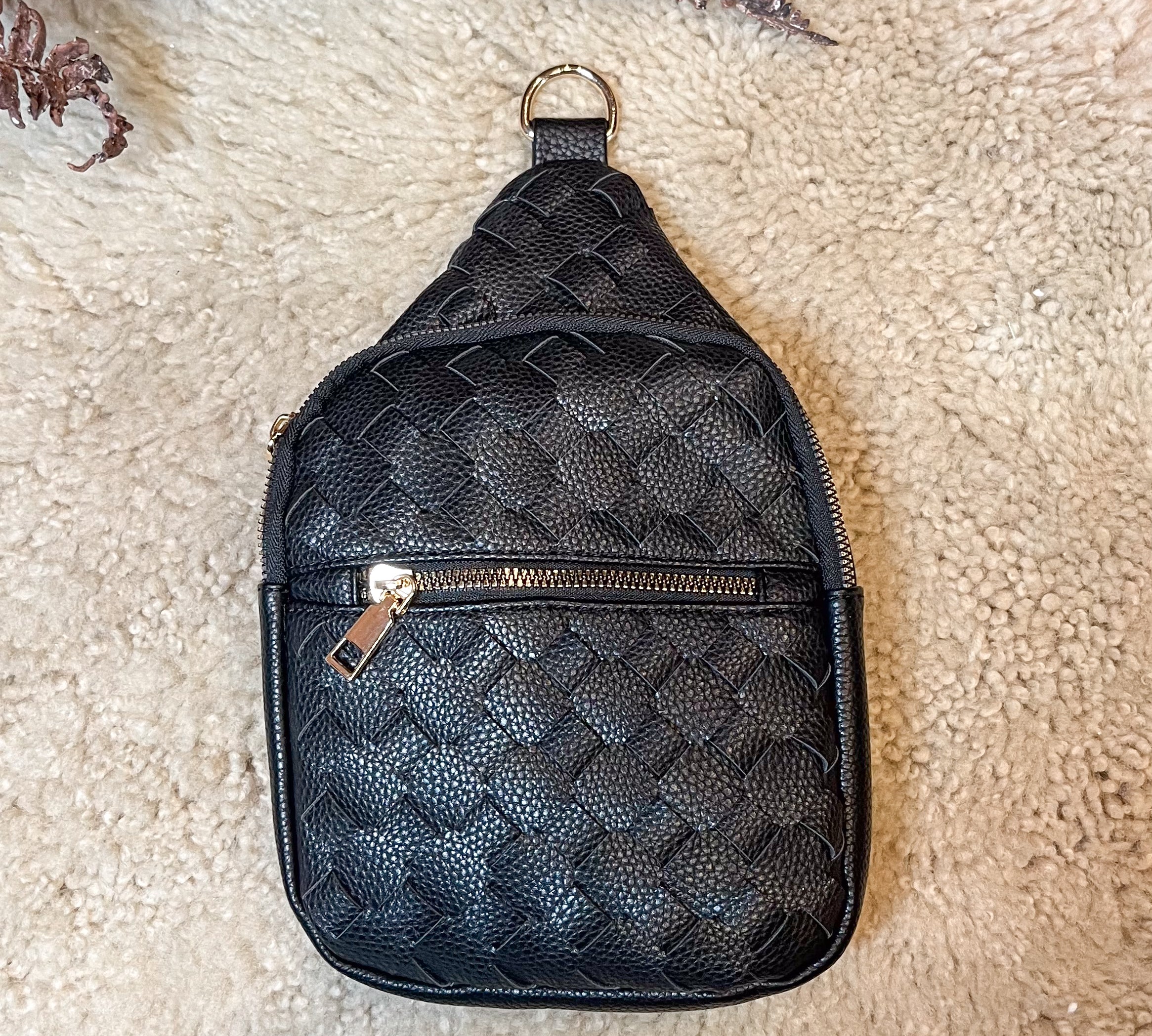 Tallie Woven Sling Bag