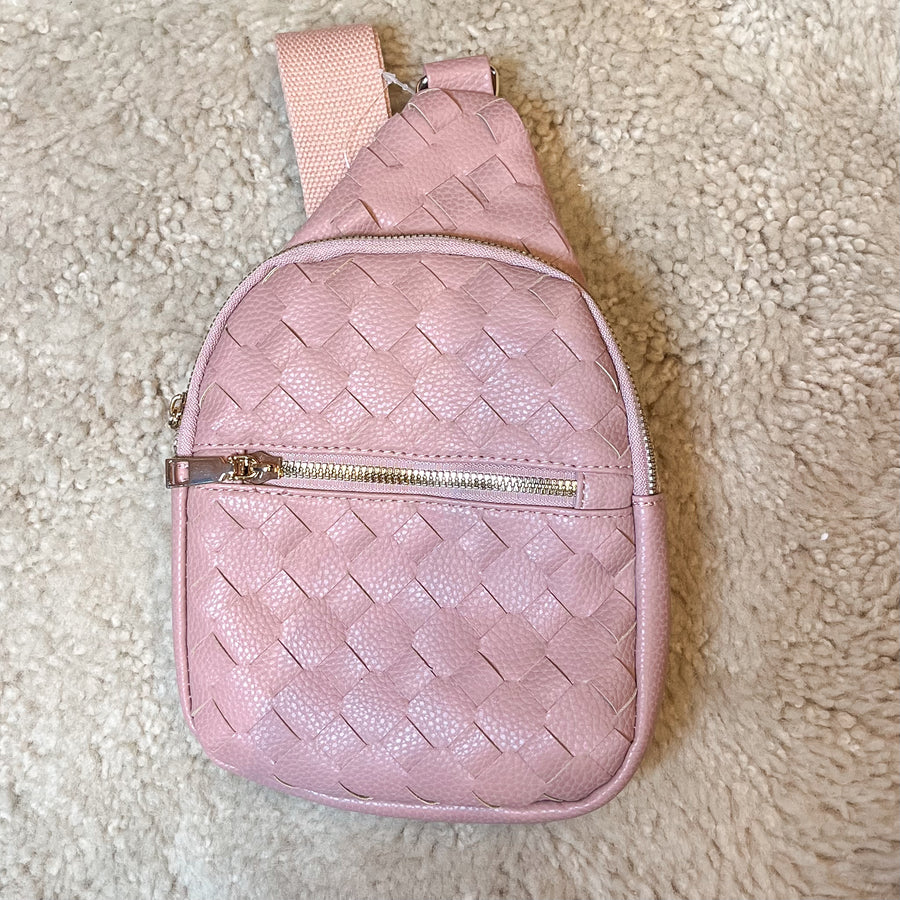 Tallie Woven Sling Bag