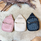Tallie Woven Sling Bag