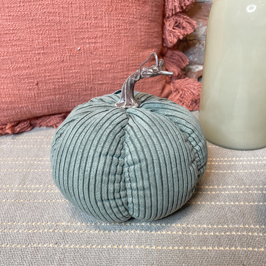 Khaki Green Corduroy Pumpkin