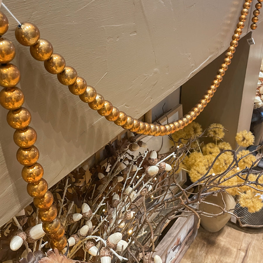 Copper Pearl Bead Garland 72”