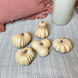 Goldenrod Resin Pumpkin 4”