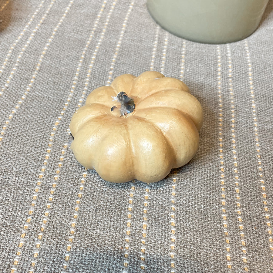 Goldenrod Resin Pumpkin 4”