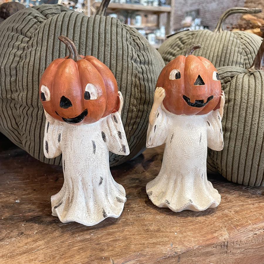 Pumpkin Head Ghost 6.25”