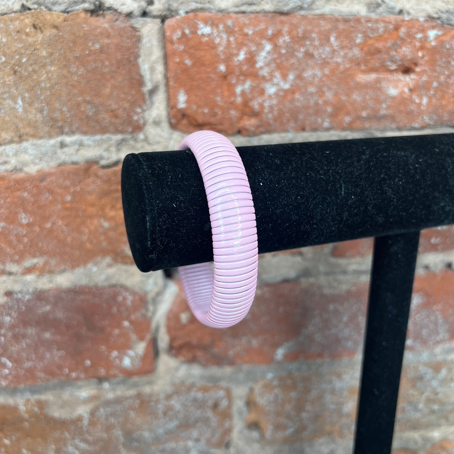 Chunky Enamel Stretchy Bangle 8"