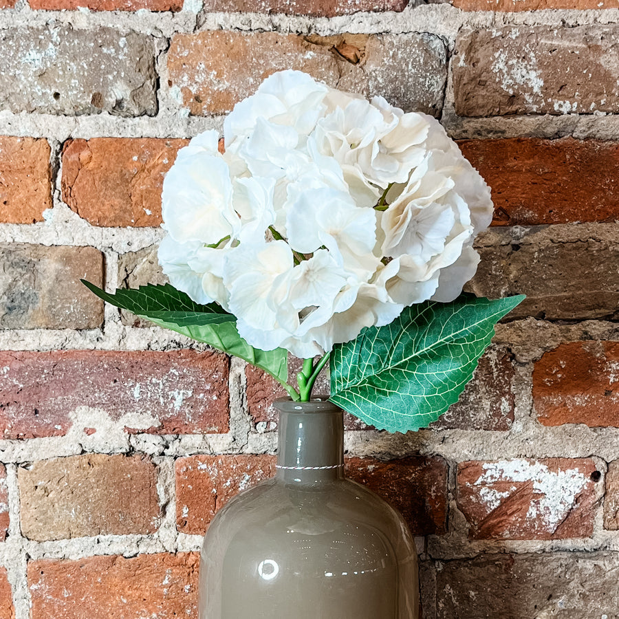 White Hydrangea Spray 20"