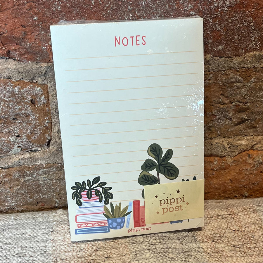 Plants & Books Notepad