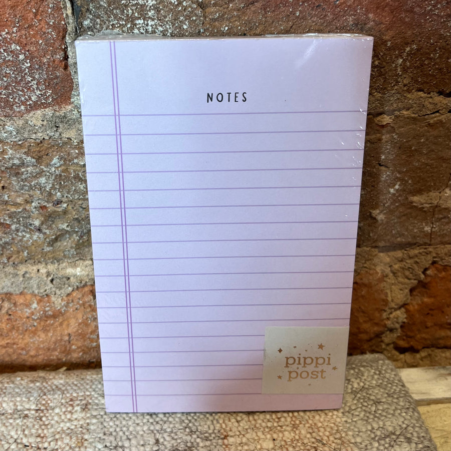 Pink Notes Notepad 4x6"