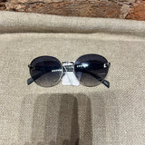 Round Lens Two Tone Sunglasses