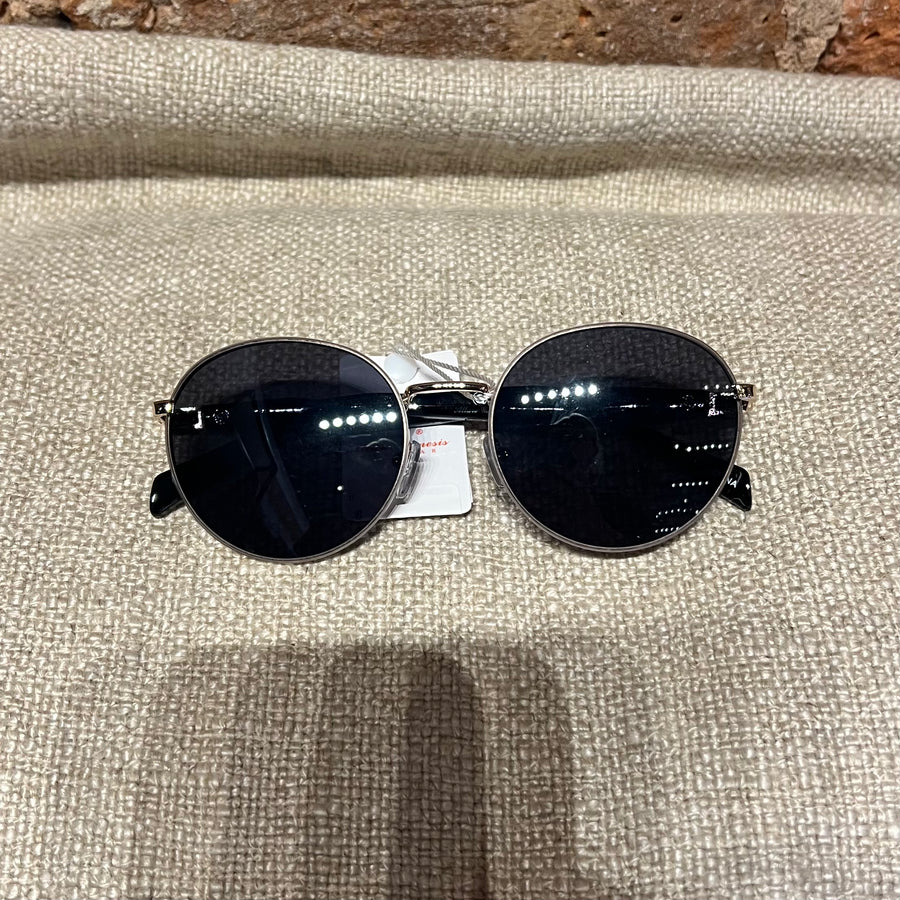 Round Lens Two Tone Sunglasses