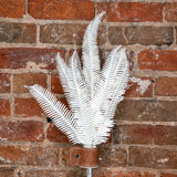 Cream Lace Fern Bush 18.5”