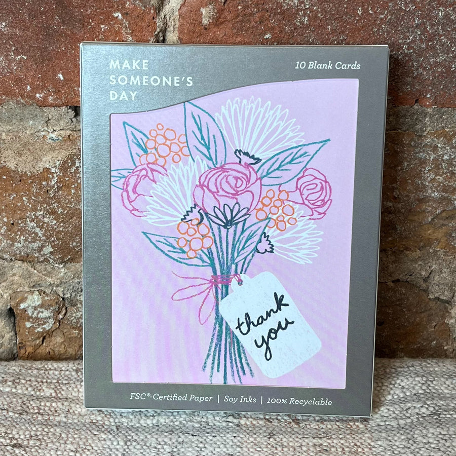 Pink Bouquet Note Cards