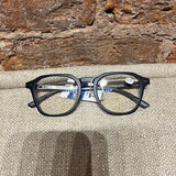 Unisex Wood Grain Rounded Square Reading Glasses